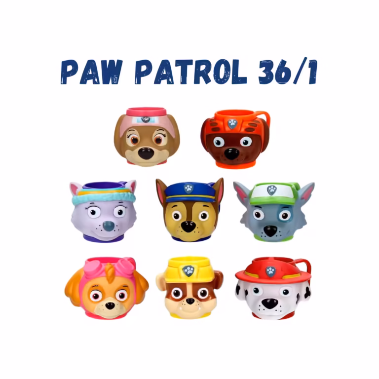 Čašice za gelato u obliku psića u ophodnji36/1 - Paw patrol shaped gelato Cups 36/1