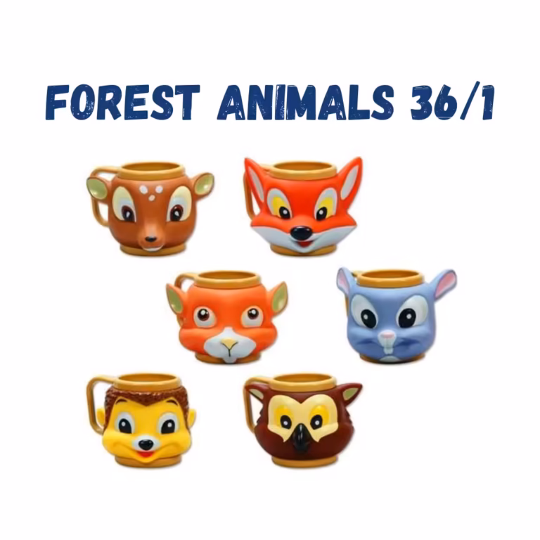 Čašice za Gelato u obliku životinja 36/1 - Animal shaped gelato Cups 36/1