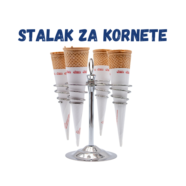 Stalak za Kornete s 4 mjesta - Ice Cream Cone Stand with 4 spaces