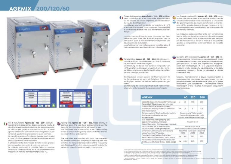 Oprema za pravljenje sladoleda (Ice Cream making machinery)