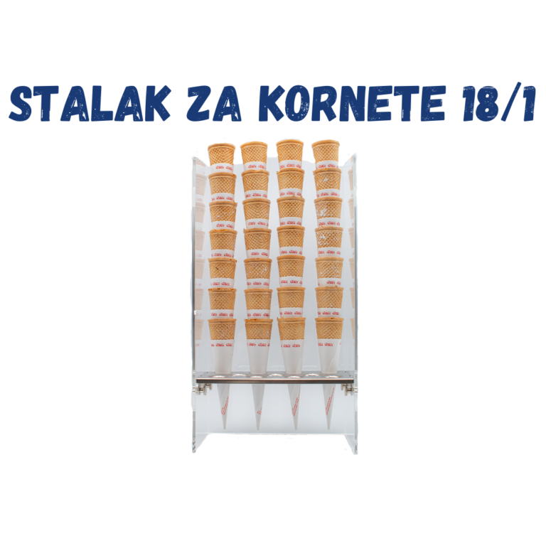 Stalak za Kornete s 18 rupa - Ice Cream Cone Stand with 18 holes