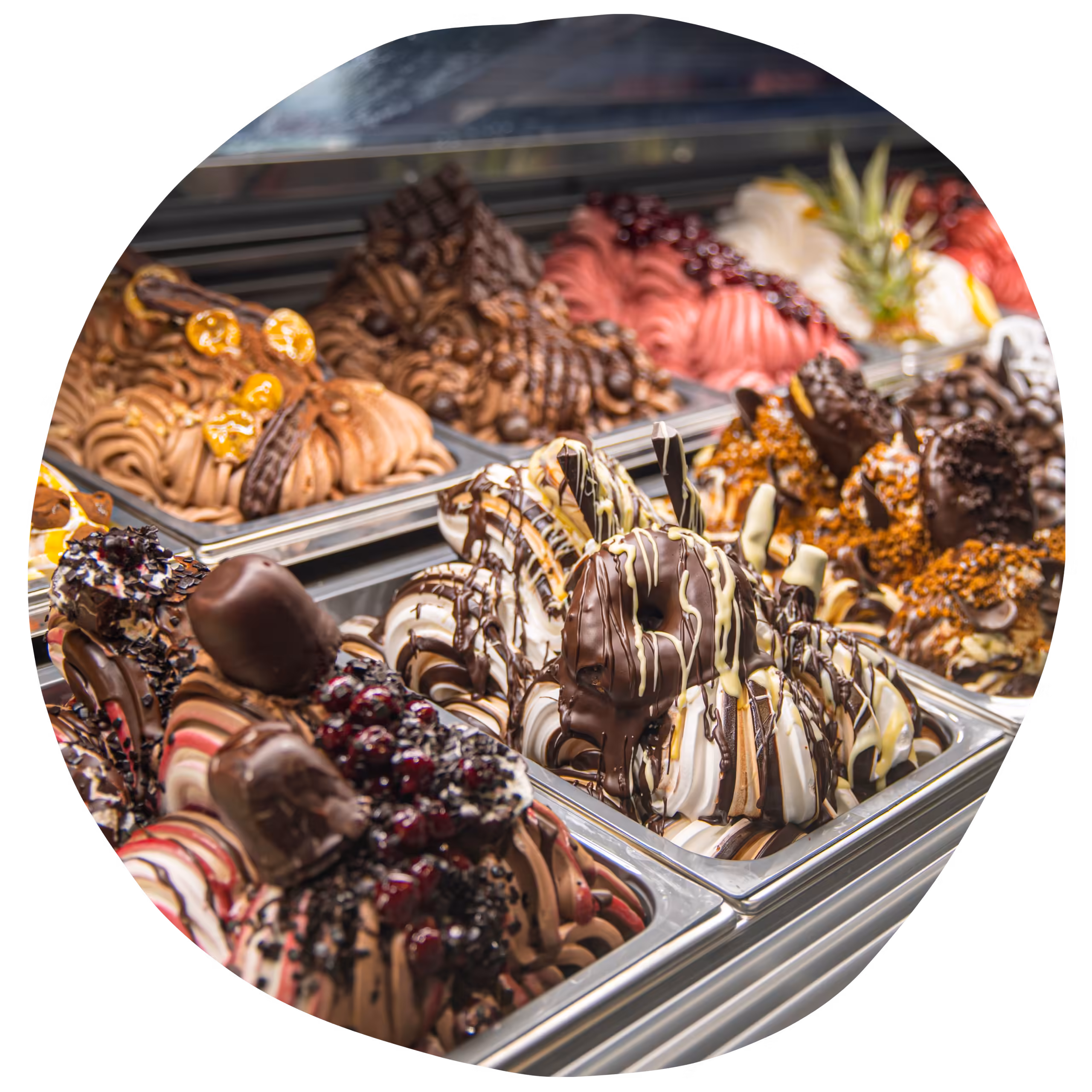 Display ice creams